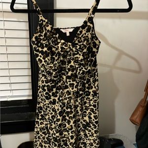 Cheetah print romper
